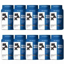 Kit 10X 100% Whey - 900g Chocolate - Max Titanium