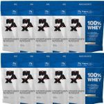 Kit 10X 100% Whey - 900g Refil Baunilha - Max Titanium