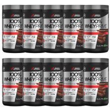 Kit 10X 100% Whey Prime Concentrado - 900g Chocolate - BodyAction