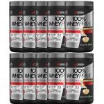 Kit 10X 100% Whey Prime Concentrado - 900g Leite Condensado - BodyAction
