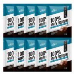 Kit 10X 100% Whey Protein - 1 Sach� 40g Chocolate - Shark Pro