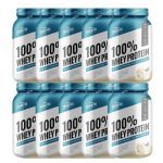 Kit 10X 100% Whey Protein - 900g Chocolate Branco - Shark Pro