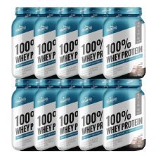 Kit 10X 100% Whey Protein - 900g Chocolate - Shark Pro