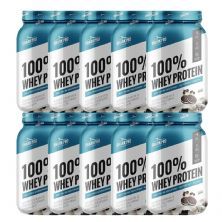Kit 10X 100% Whey Protein - 900g Cookies - Shark Pro