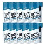 Kit 10X 100% Whey Protein - 900g Refil Chocolate - Shark Pro