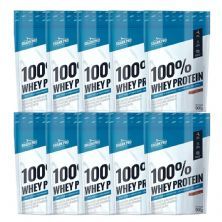Kit 10X 100% Whey Protein - 900g Refil Doce de Leite - Shark Pro