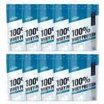 Kit 10X 100% Whey Protein - 900g Refil Leitinho - Shark Pro