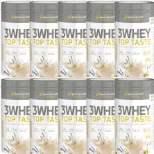 Kit 10X 3 Whey Top Taste - 900g Baunilha - Body Action