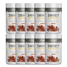Kit 10X 3 Whey Top Taste - 900g Chocolate - Body Action