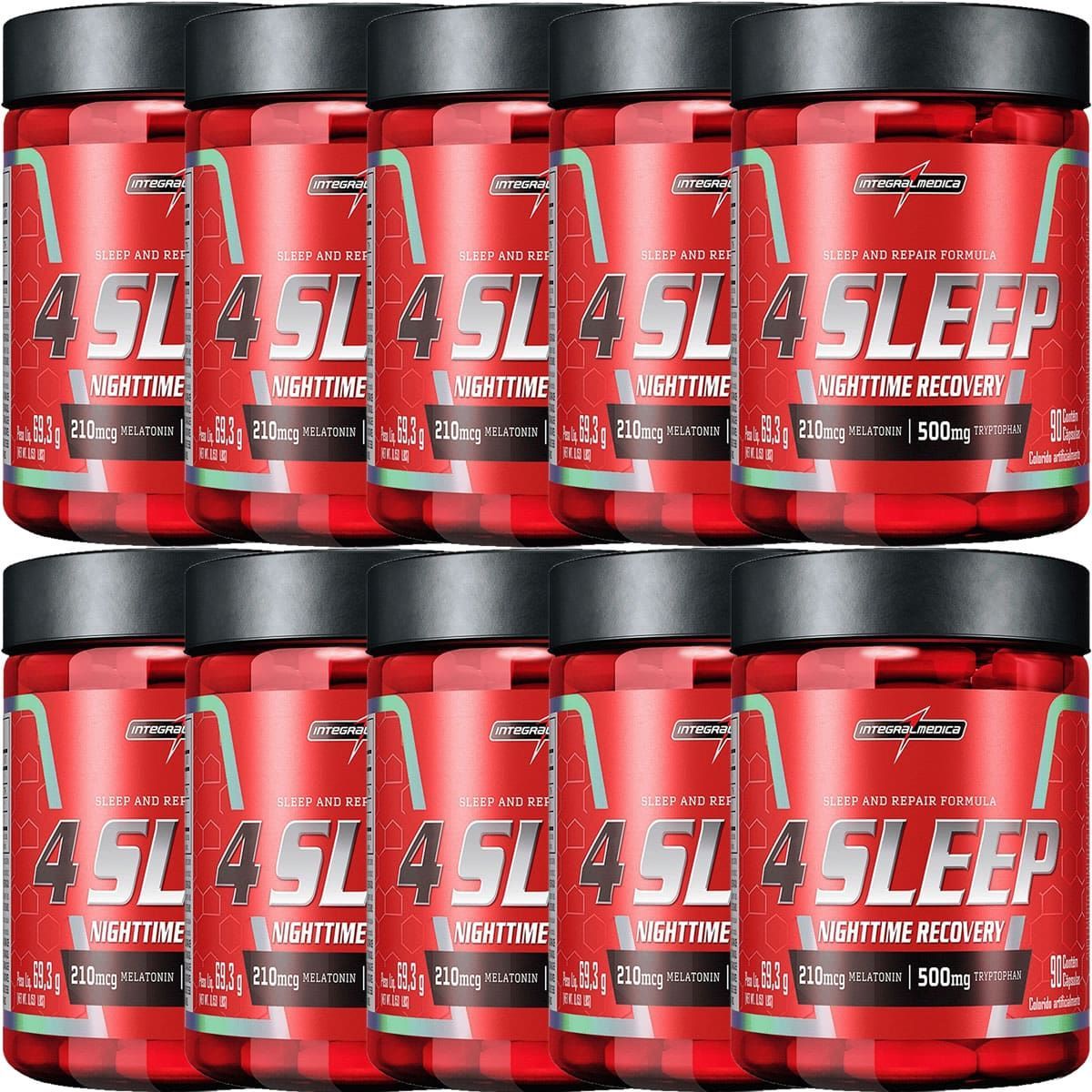 Kit 10X 4 Sleep - 90 C�psulas - IntegralM�dica