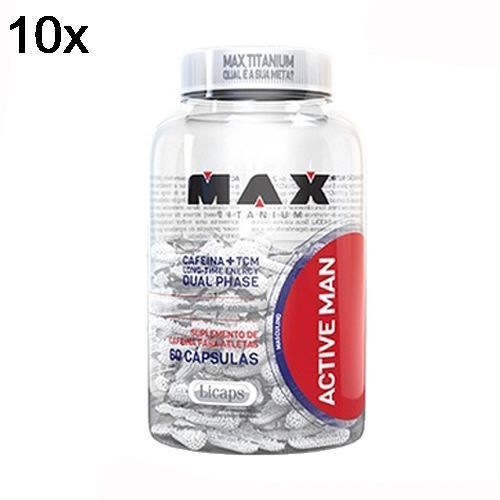 KIT 10X Active Man - 60 C�psulas - Max Titanium