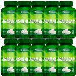 Kit 10X Agar Agar 500mg - 60C�psulas - Herbamed