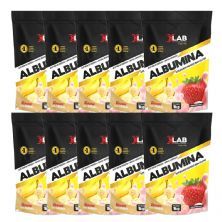 Kit 10X Albumina - 1000g Morango com Banana - X-Lab
