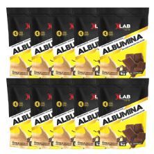 Kit 10X Albumina - 1000g Refil Mousse de Chocolate com Leite Condensado - X-Lab