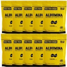 Kit Albumina - 500g Refil Morango - Naturovos