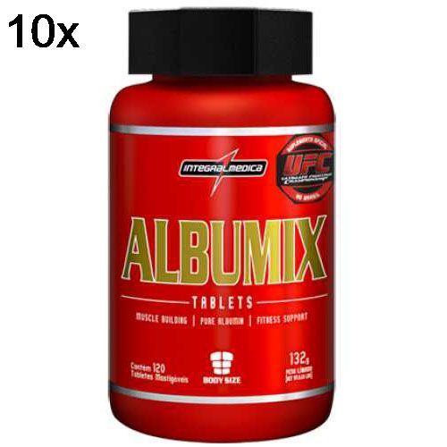 Kit 10X Albumix - 120 Tabletes - IntegralM�dica