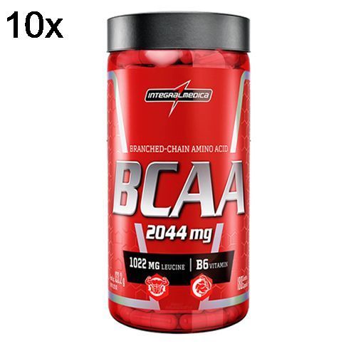 Kit 10X Amino BCAA 2044mg - 180 c�psulas - Integralm�dica