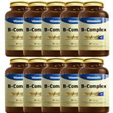Kit 10X B Complex Vitaminas Complexo B - 90 C�psulas - VitaminLife