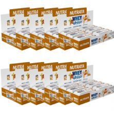 Kit 10X Barra Whey Grego Bar - 12 Unidades de 40g Doce de Leite - Nutrata