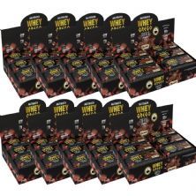 Kit 10X Barra Whey Grego Bar Coffee Cream - 12 Unidades 40g Caf� com Chocolate - Nutrata