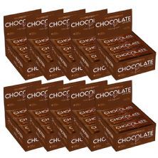 Kit 10X Barrinha de T�mara True Bar Protein - 12 Unidades de 35g Chocolate Meio Amargo - True Source