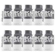 Kit 10X Bcaa 2:1:1 - 60 C�psulas - Atlhetica Nutrition
