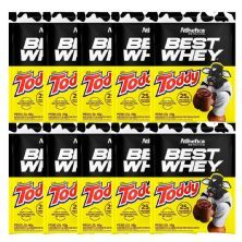 Kit 10X Best Whey - 1 Sach� 40g Achocolatado Toddy - Atlhetica Nutrition