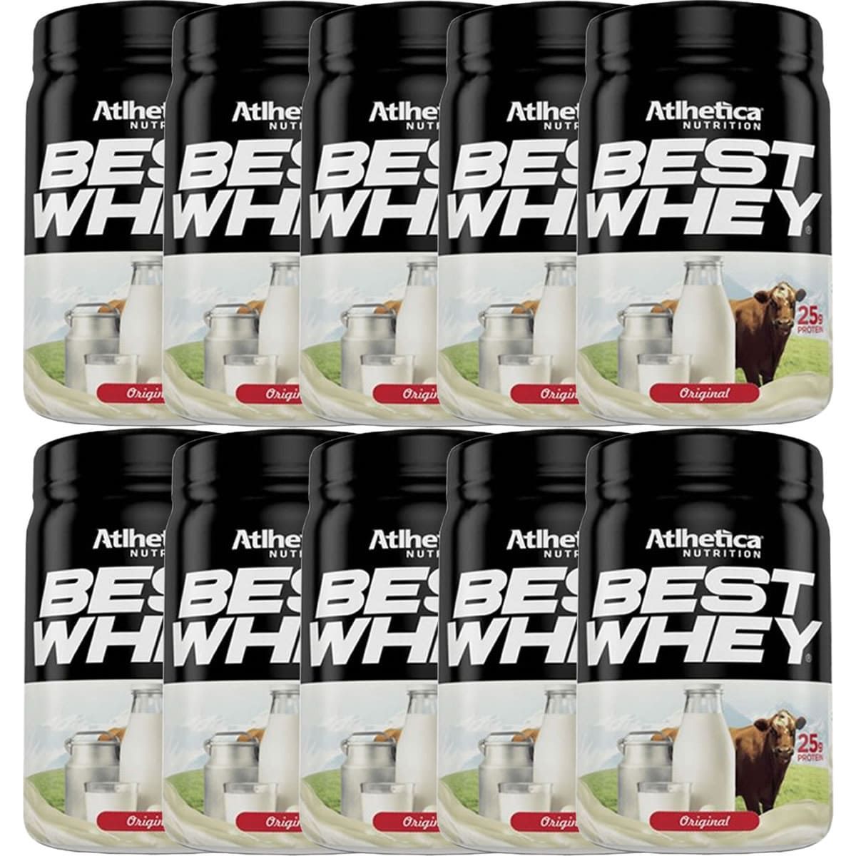 Kit 10X Best Whey - 450g Original - Atlhetica Nutrition
