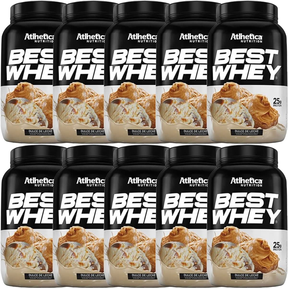 Kit 10X Best Whey - 900g Doce de Leite - Atlhetica Nutrition