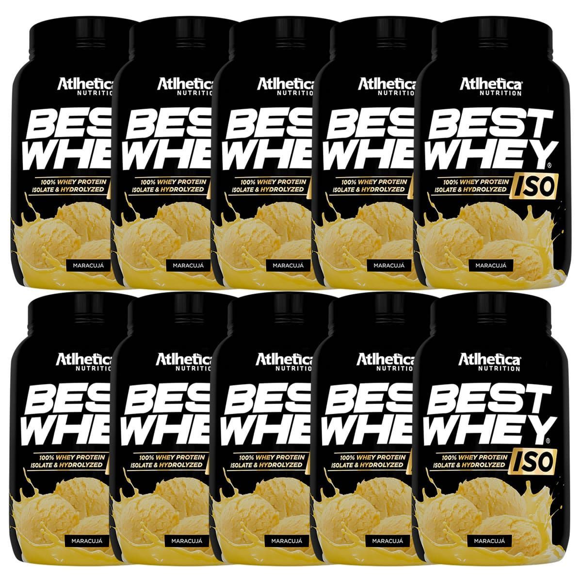 Kit 10X Best Whey Iso - 900g Maracuj� - Atlhetica Nutrition