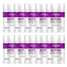 Kit 10X Biotina 100% Pura - 60 C�psulas - Body Action