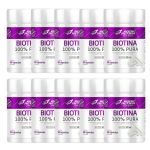 Kit 10X Biotina 100% Pura - 60 C�psulas - Body Action