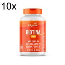Kit 10X Biotina Complex - 60 C�psulas - Bigens