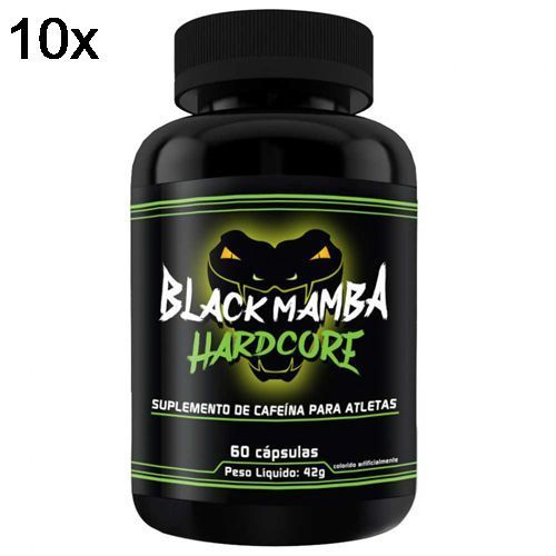 Kit 10X Black Mamba Hardcore - 60 C�psulas - Intlab