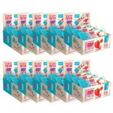 Kit 10X Body Protein Barra - 9 Unidades 40g Morango - Equaliv