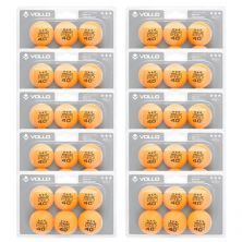 Kit 10X Bola T�nis de Mesa 3 Estrela - 6 Unidades Laranja - Vollo Sports