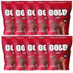 Kit 10X Bold Whey - 900g Refil Chocolate ao Leite - Bold