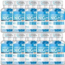 Kit 10X Burn Abdomen Night - 60 C�psulas - Body Nutry