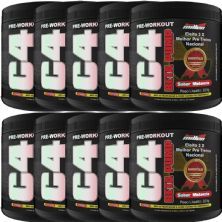Kit 10X C4 Beta Pump Extreme Pre-Workout - 225g Melancia - New Millen