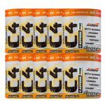 Kit 10X C4 Caffeine Free com Colina - 220g Laranja - New Millen