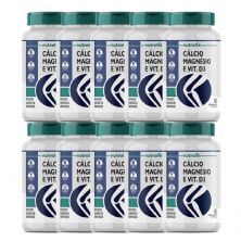 Kit 10X C�lcio com Magn�sio + Vitamina D3 - 60 Comprimidos - Nutralin