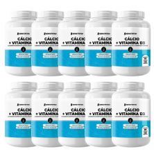 Kit 10X C�lcio + Vitamina D3  - 120 C�psulas - NewNutrition