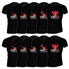 Kit 10X Camiseta Super Dry 100% Poliester  -  Preta Tamanho G  - OtimaNutri