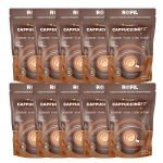 Kit 10X CappuccinoFit - 600g Refil Chocolate Belga - ElementoPuro