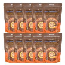 Kit 10X CappuccinoFit - 600g Refil Chocolate Maltado - ElementoPuro