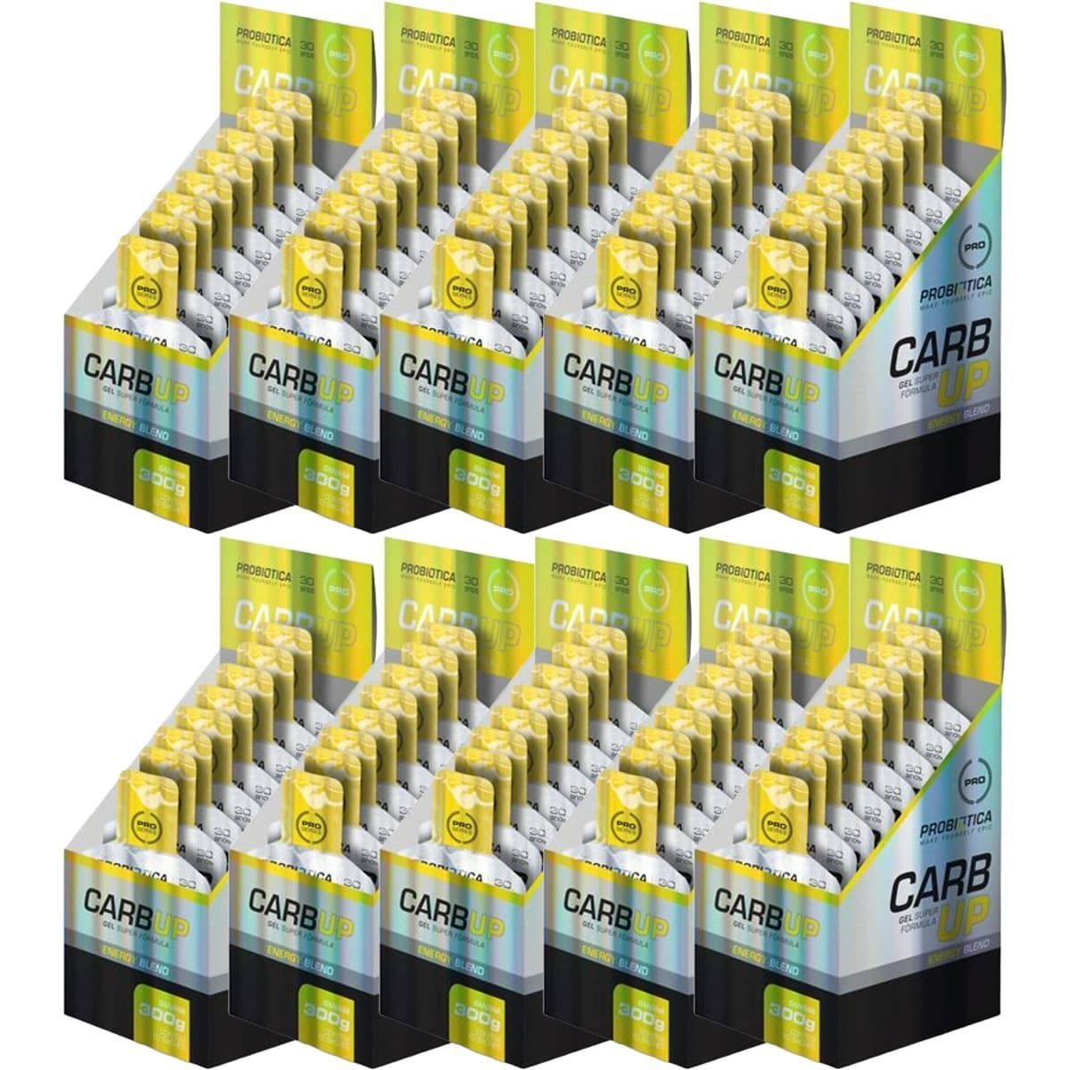 Kit 10X Carb UP Gel Super F�rmula - 10 Sach�s 30g Banana- Probi�tica