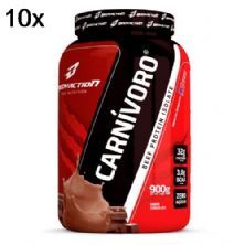Kit 10X Carnivoro Beef Protein Isolate - 900g Chocolate - BodyAction