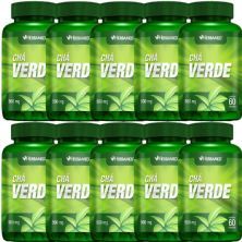 Kit 10X Cha Verde 500mg - 60 C�psulas - Herbamed