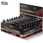 Kit 10X Choko Crunch - 12 Unidades 40g Chocolate Meio Amargo - Probi�tica