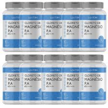 Kit 10X Cloreto de Magn�sio P.A - 60 C�psulas - Lauton Nutrition